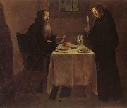 unknow artist St.Benedict's Supper Sweden oil painting artist